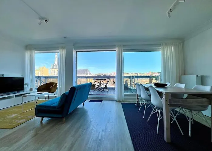 Le Panoramique Des Carmes - Vue Cathedrale Lägenhet Liège